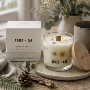 Agnes + Cat Botanical Soy Wax Candle - Windermere