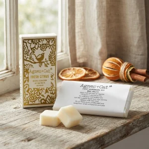 Agnes + Cat Box of 8 Wax Melts - Fresh Citrus