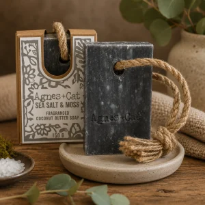 Soap On A Rope – Sea Salt And Moss | Agnes + Cat