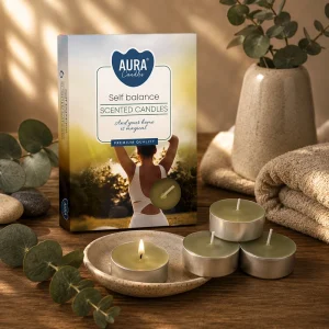 Set of 6 Scented Tealights - Self Balance