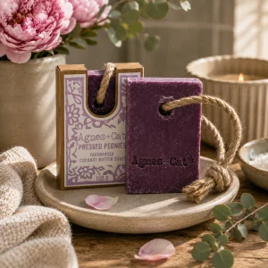 Soap On A Rope – Pressed Peonies | Agnes + Cat