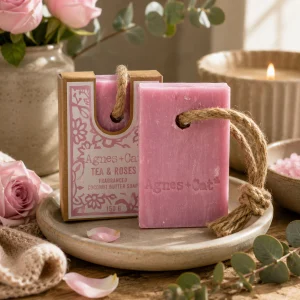 Soap On A Rope – Tea and Roses | Agnes + Cat
