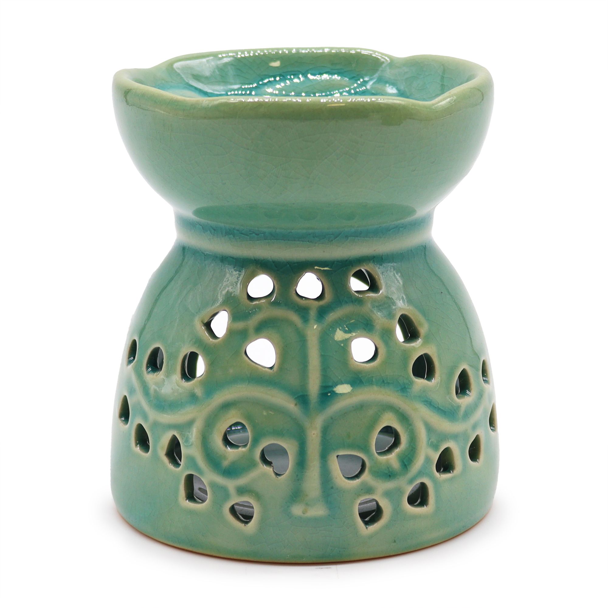 Tree of Life Oil Burner - Blue - Image 2