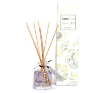 Agnes + Cat Seasalt and Moss Reed Diffuser – Natural Home Fragrance 140ml