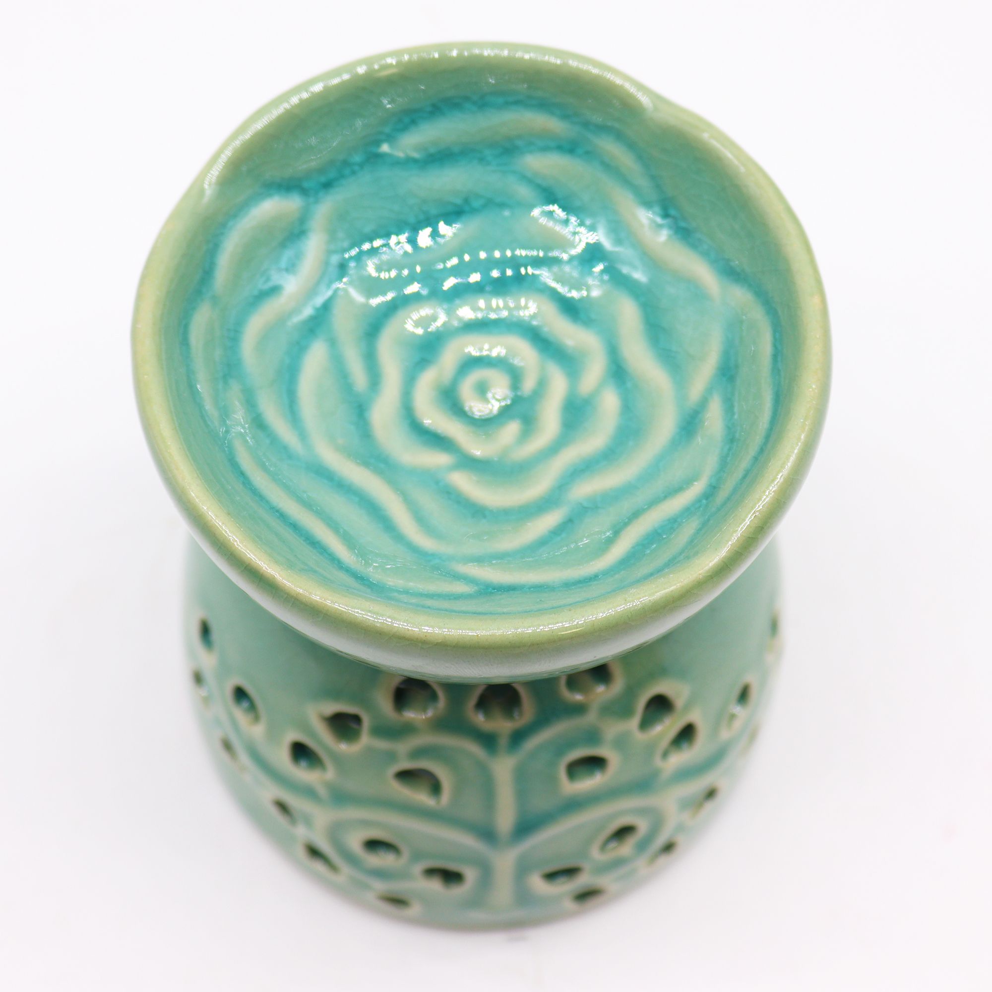 Tree of Life Oil Burner - Blue - Image 6