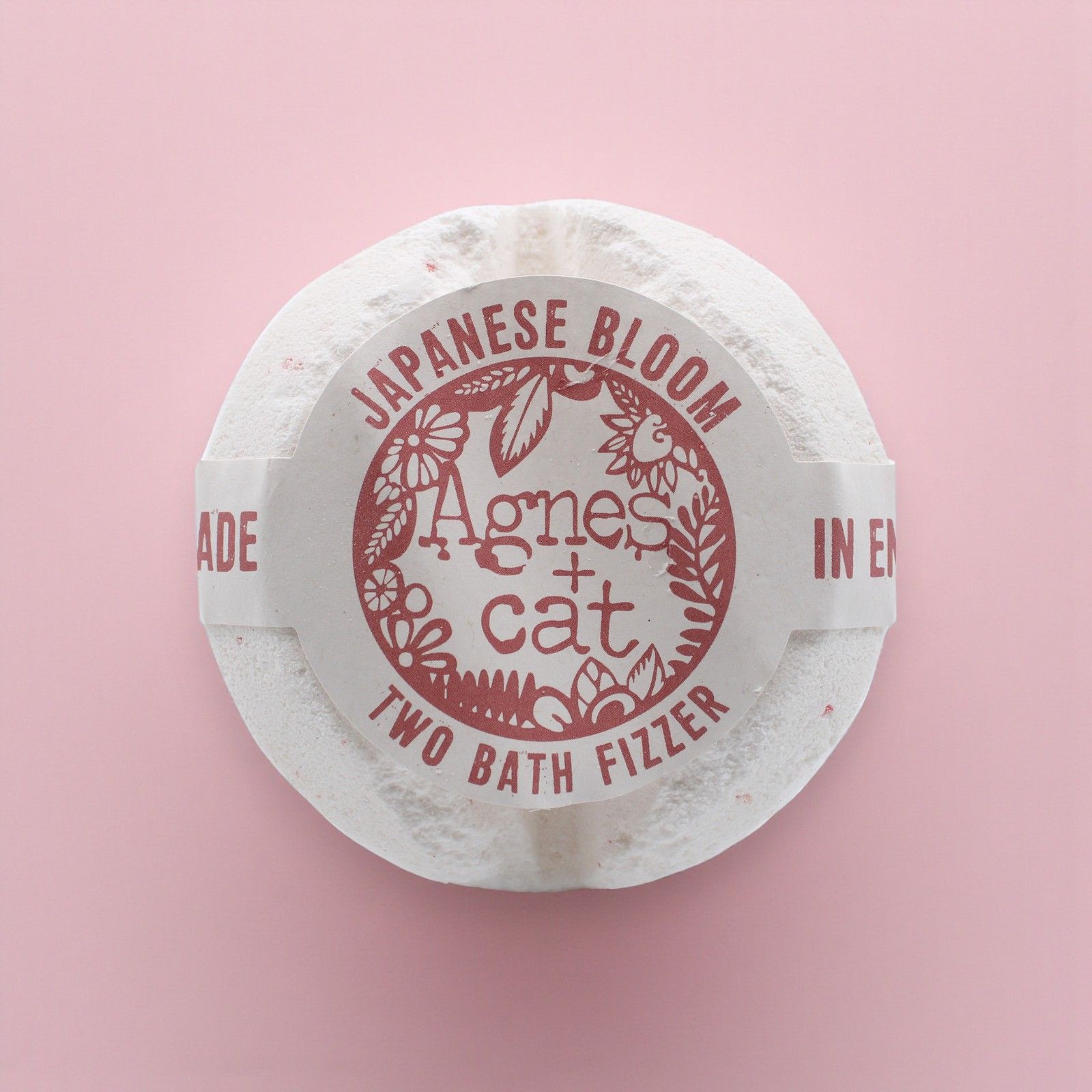 Agnes + Cat Bath Fizzer - Japanese Bloom | Luxury Bath Bomb - Image 2