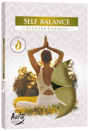 Set of 6 Scented Tealights - Self Balance - Image 2