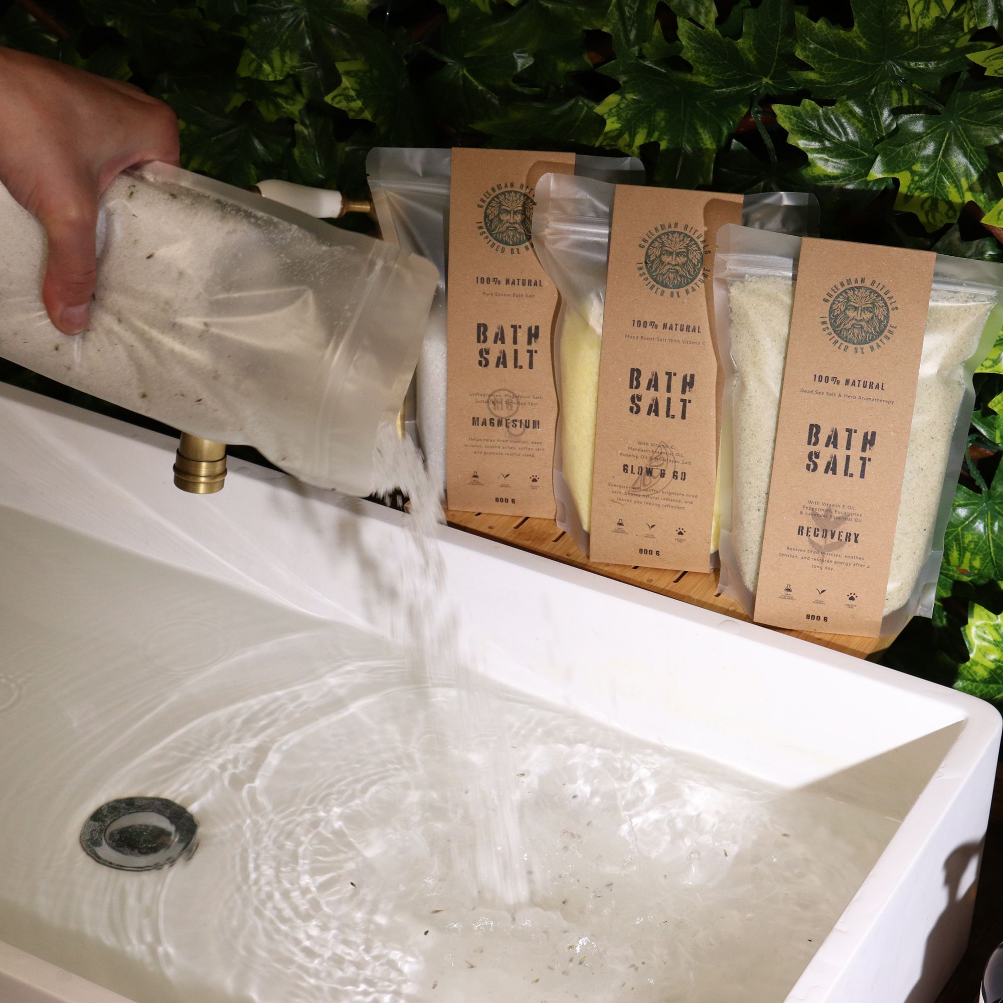 Greenman Rituals Lavender Aromatherapy Epsom Bath Salt – Sleep Good - Image 4