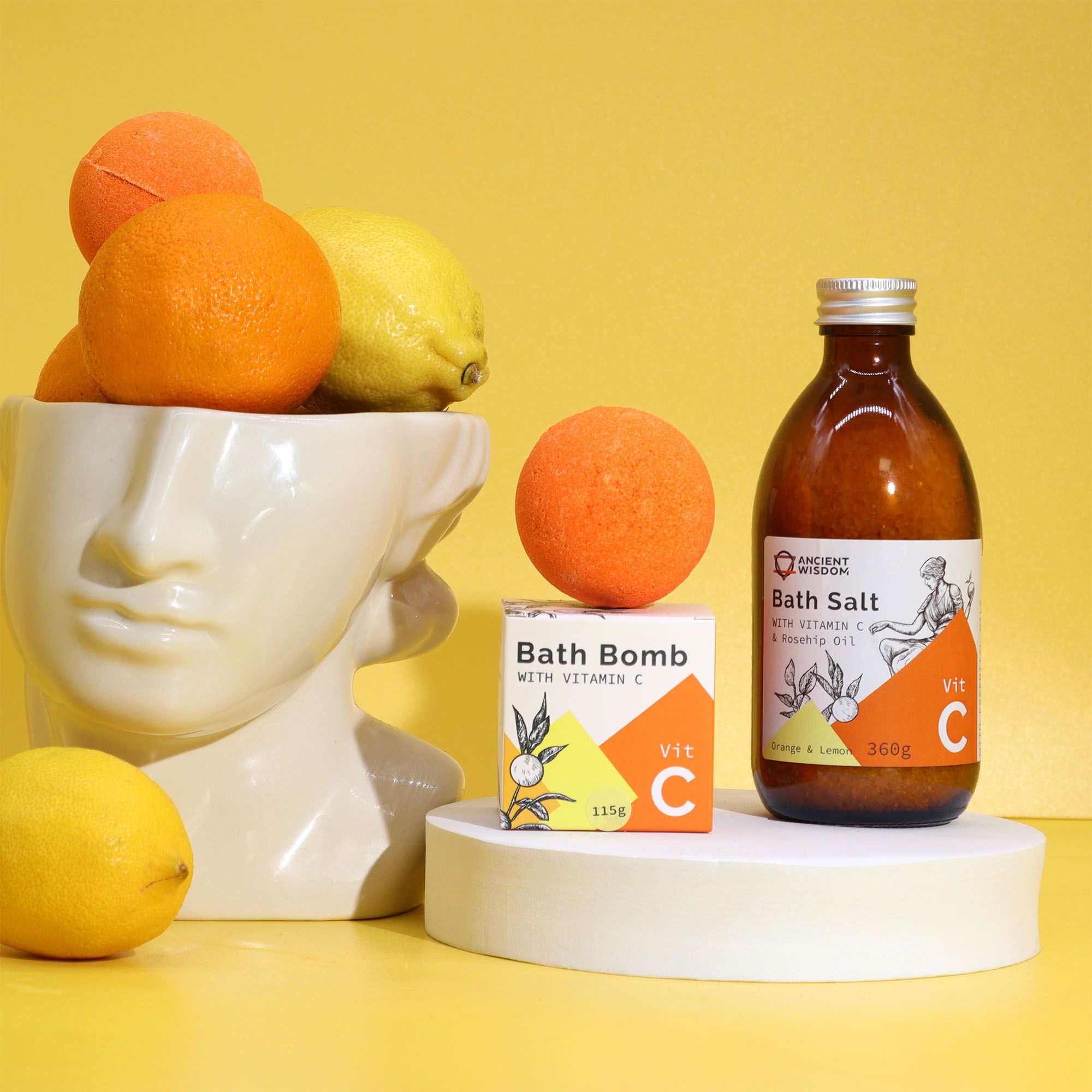 Vitamin C Infused Bath Bomb with Essential Oils - Image 4