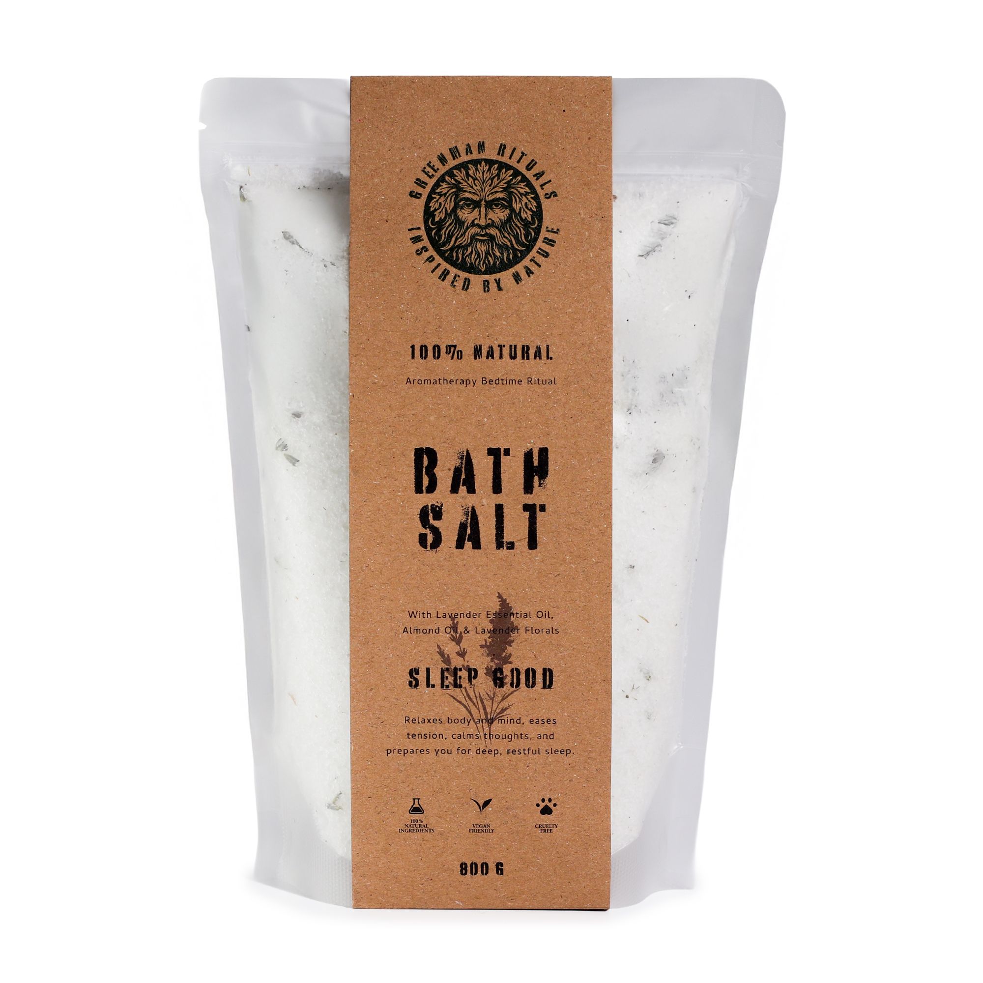 Greenman Rituals Lavender Aromatherapy Epsom Bath Salt – Sleep Good - Image 2