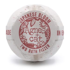 Agnes + Cat Bath Fizzer - Japanese Bloom | Luxury Bath Bomb