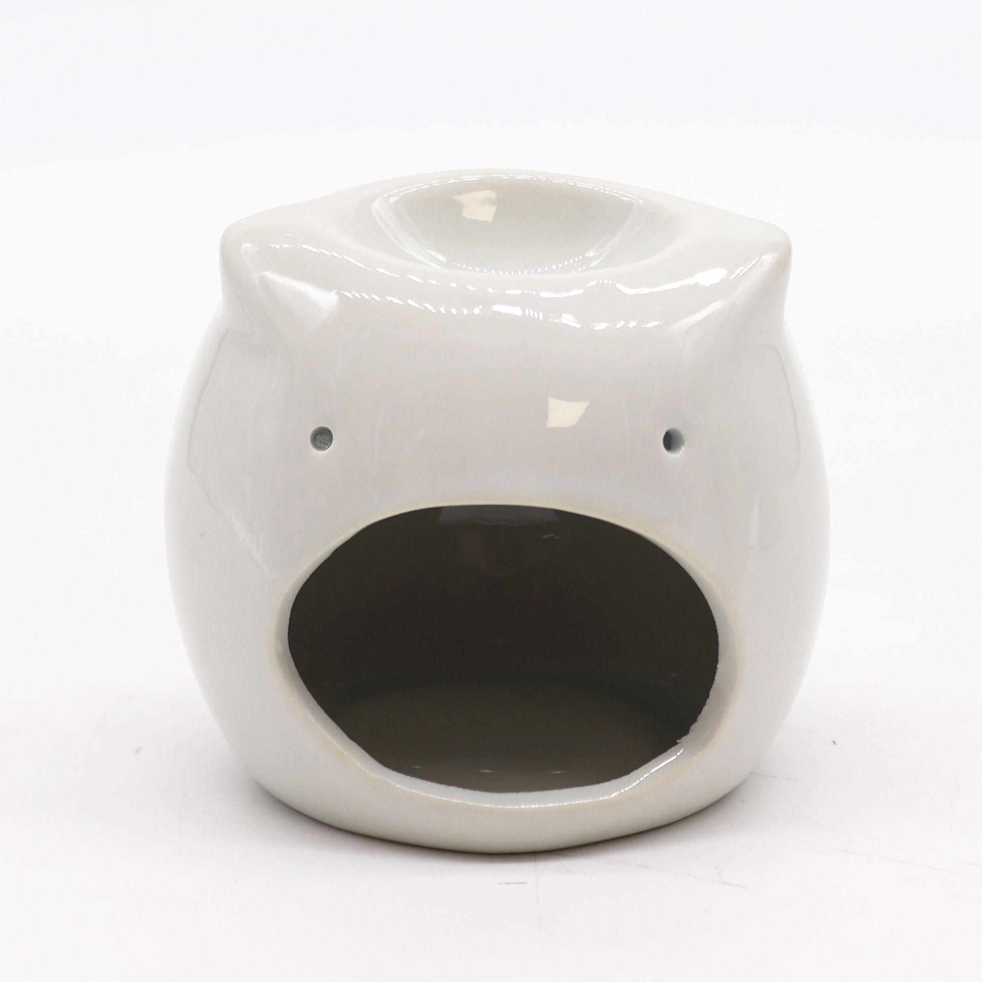 Classic White Oil Burner - Short Owl - Image 3