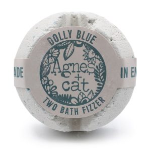 Agnes + Cat Bath Fizzer - Dolly Blue | Luxury Bath Bomb