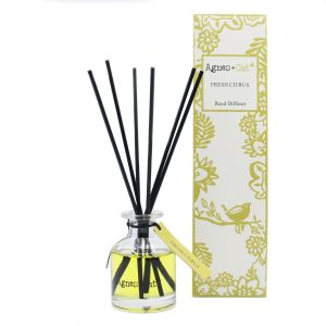 Agnes + Cat Fresh Citrus Reed Diffuser – Natural Home Fragrance 140ml