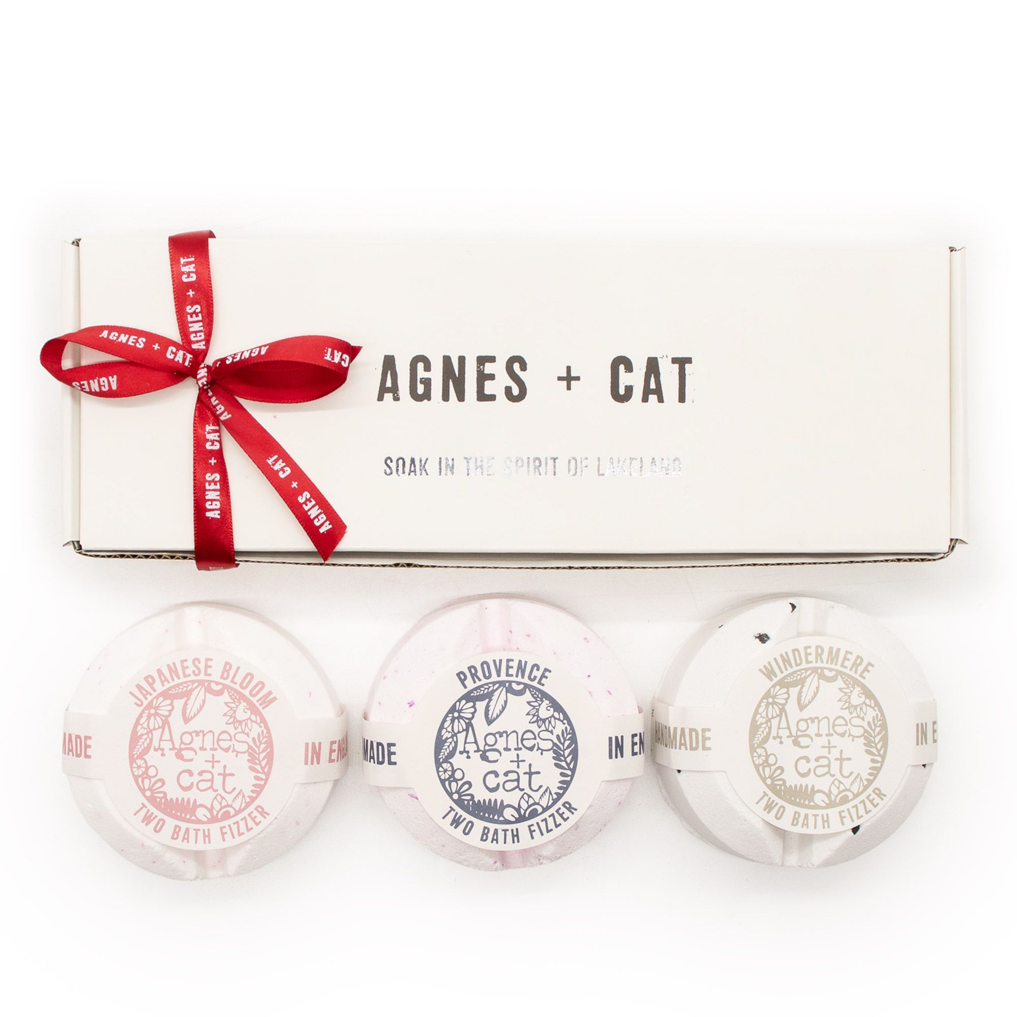 Agnes + Cat Lakeland Favourites Bath Fizzer Gift Set | Luxury Bath Bomb Gift Set - Image 3