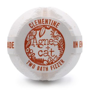 Agnes + Cat Bath Fizzer - Clementine | Luxury Bath Bomb
