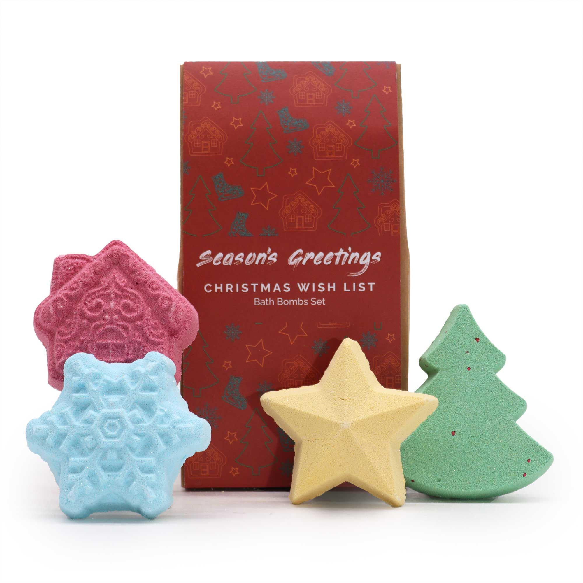 Christmas Wish List – Christmas Bath Bomb Gift Set | Luxury Festive Bath Gift - Image 2