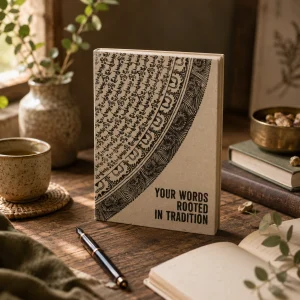 Handmade Lokta Paper Journal – Your Words Rooted in Tradition – Large, 21 × 15 cm – 45 Leaves